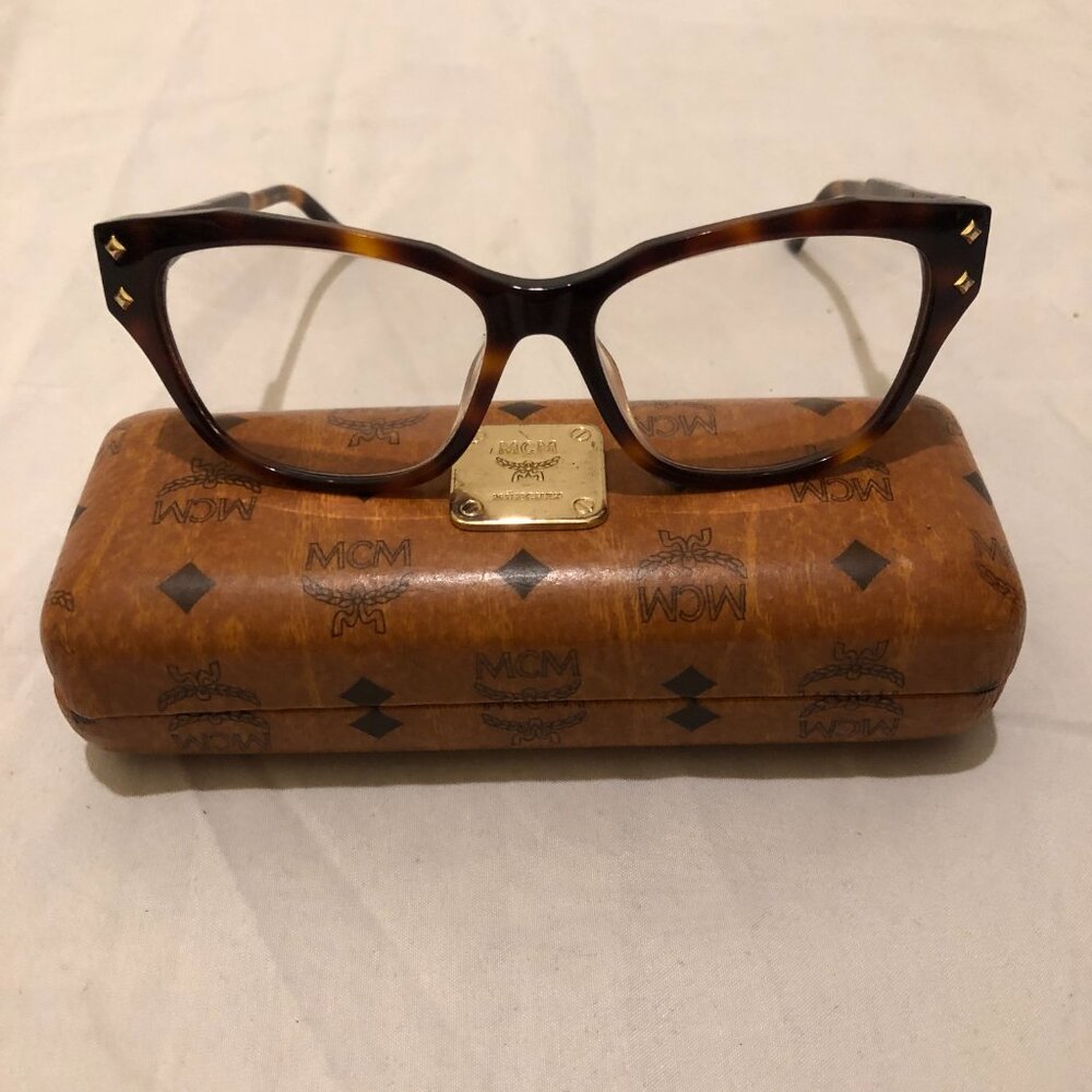 MCM Tortoiseshell & Gold-Tone Glasses Frames- MCM2662